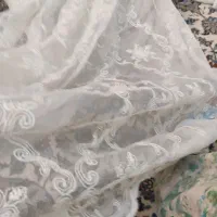 پرده طرح دار و پرده حریر ساده