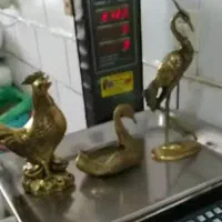 برنزی طاووس اردک خروس