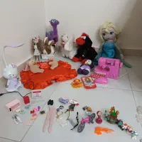 چراغ مطلاعه عروسک السا چرخ  خیاطی  وسایل باربی