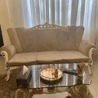 ست مبلمان ۷نفره و میز غذاخوری ۸ نفره