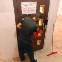 نظافت راه پله پارکینگ آسانور