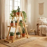 استند مثلثی گیاه