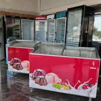 یخچال فریزر ایستاده و ویترینی فروشگاهی زیمان