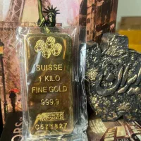شمش دکوری مسی وزن واقعی ۲۸۰ گرم طرح سوئیس