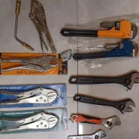 بکس تبر چکش انبر شلاقی کمچه آلن قیچی اره پدال اچار