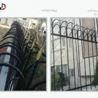نرده طرح کلاسیک آبشاری سه شاخ و دوشاخ