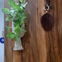 گلدانهای کاربردی مکرومه