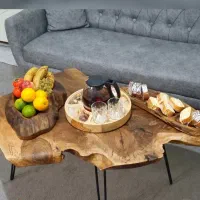 تولیدمیز جلو مبلی روستیک به صورت سفارشی