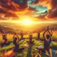 هم‌گروه برای پیاده‌رویی ومدیتیشن.جمعها