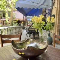 ظروف پذیرایی دست‌ساز چکش‌کاری