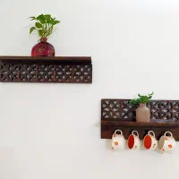 شلف دیواری ستاره باجالیوانی و شلف گره چینی ۵ستاره