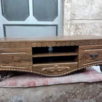 فروش فوری میز تلویزیون طرح چوب
