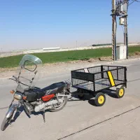 گاری موتوری هندا غرفه فلافلی تریلی سبک سیار کانکس