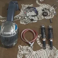 کلاه کاسکت کمک ریگلاژی قفل موتور بوبین برق