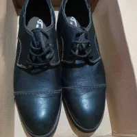 کفش قدیمی تمام چرم ایتالیایی