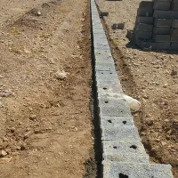 دیوار کشی باغ و ویلا، سیمانکاری