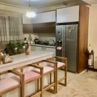 اپارتمان ۹۸ متر دو خوابه نما تراورتن