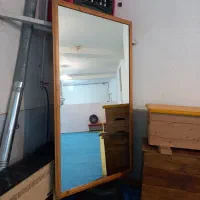 ایینه ۶میل با قاب چوبی