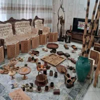 اکسسوری چوبی سکان لنگر کشتی چوبی