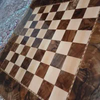 تخته نرد دست ساز چوب با ریشه گردو طبیعی