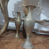 ۲عددگلدان برنجی سنگین وزن