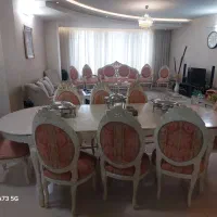 یکدست مبلمان استیل11نفره و ناهارخوری ست۸نفره