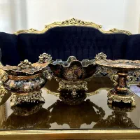 ست ظروف پزیرایی و دکوری کاملا نو