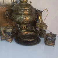 سرویس کامل سماور زغالی  بفروش میرسد