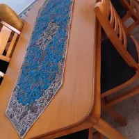 کاناپه سه نفره و میز و صندلی غذا خوری ۶نفره