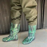 لباس شکار، ماهیگیری، نشا کاری