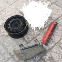 رینگ لاستیک زاپاس تیبا  قاب باند بلندگو بوق پراید
