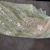 پارچه گیپور مجلسی همراه آستر