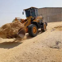 لودر بیل بکهو جهت تسطیح و خاک ریزی