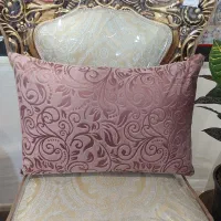 روبالشی مخمل طرح دار