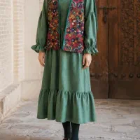 پیراهن و وست سوزندوزی
