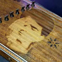 سنتور تمام چوب گردو مافی با تمام لوازم و هدایا