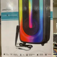 اسپیکر پارتی باکس خانوادگی با میکروفون