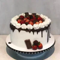 کیک خانگی کیک تولد دسر
