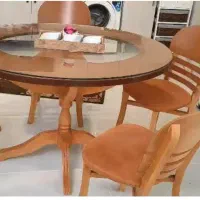 نهار خوری ۴ نفره چوبی
