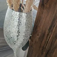 گلدا آینه کاری با گل پام پاس