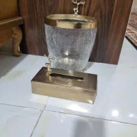 ست سطل وجا دستمال کاغذی