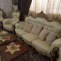 مبل استیل چوب راش