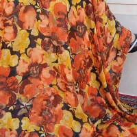 پارچه نخ پفکی و حریر