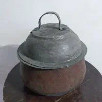 دیگ مسی قدیمی انتیک
