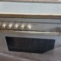 گاز ۵ شعله صفحه لعابی سفید. فردار ایرانی