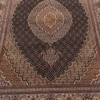 قالیچه ۳ متر دستبافت ماهی ۵۰ رج گل ابریشم