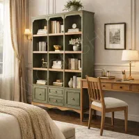 کتابخانه چوبی