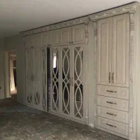 کمد دیواری ممبران به همراه باکس ام دی اف در حد نو