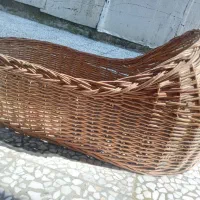 سبد بزرگ حصیری تمیز درحدنومخصوص جاخواب حیوانات