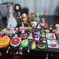 عروسک خمیری مگنت جاسوئیچی آویز موبایل بدلیجات